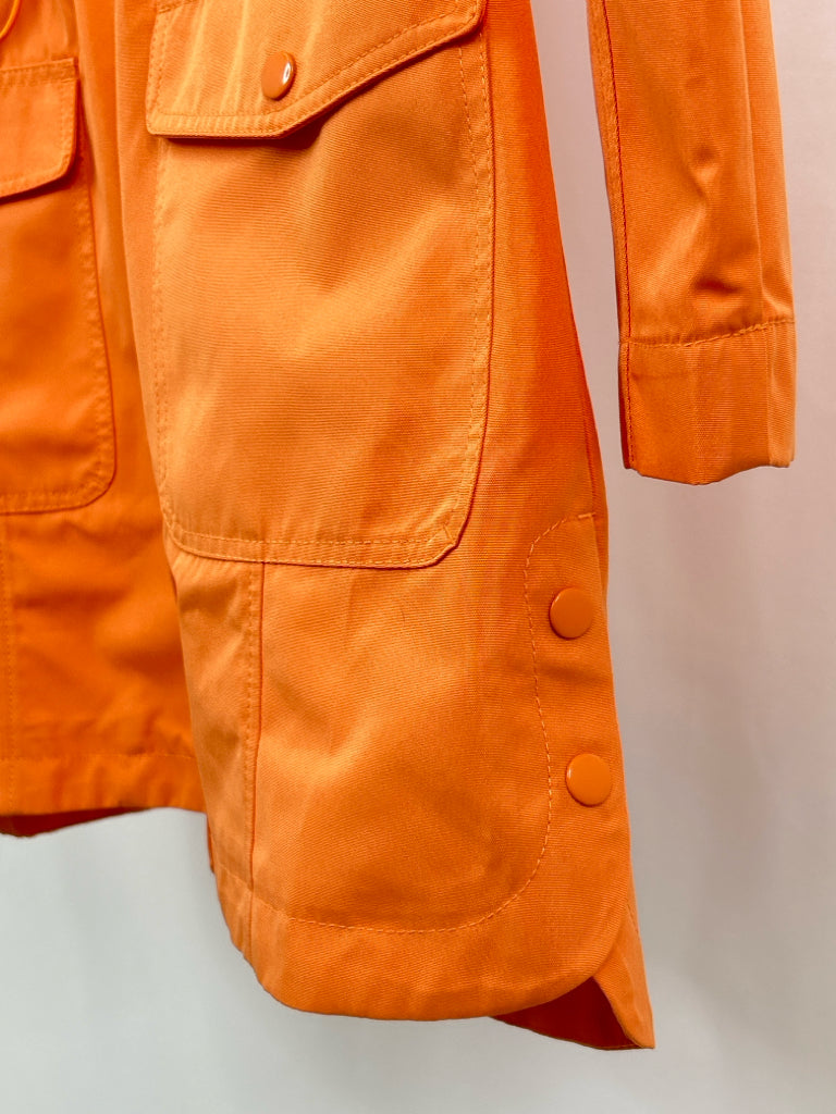 TALBOTS Women Size XS Orange Raincoat NWT