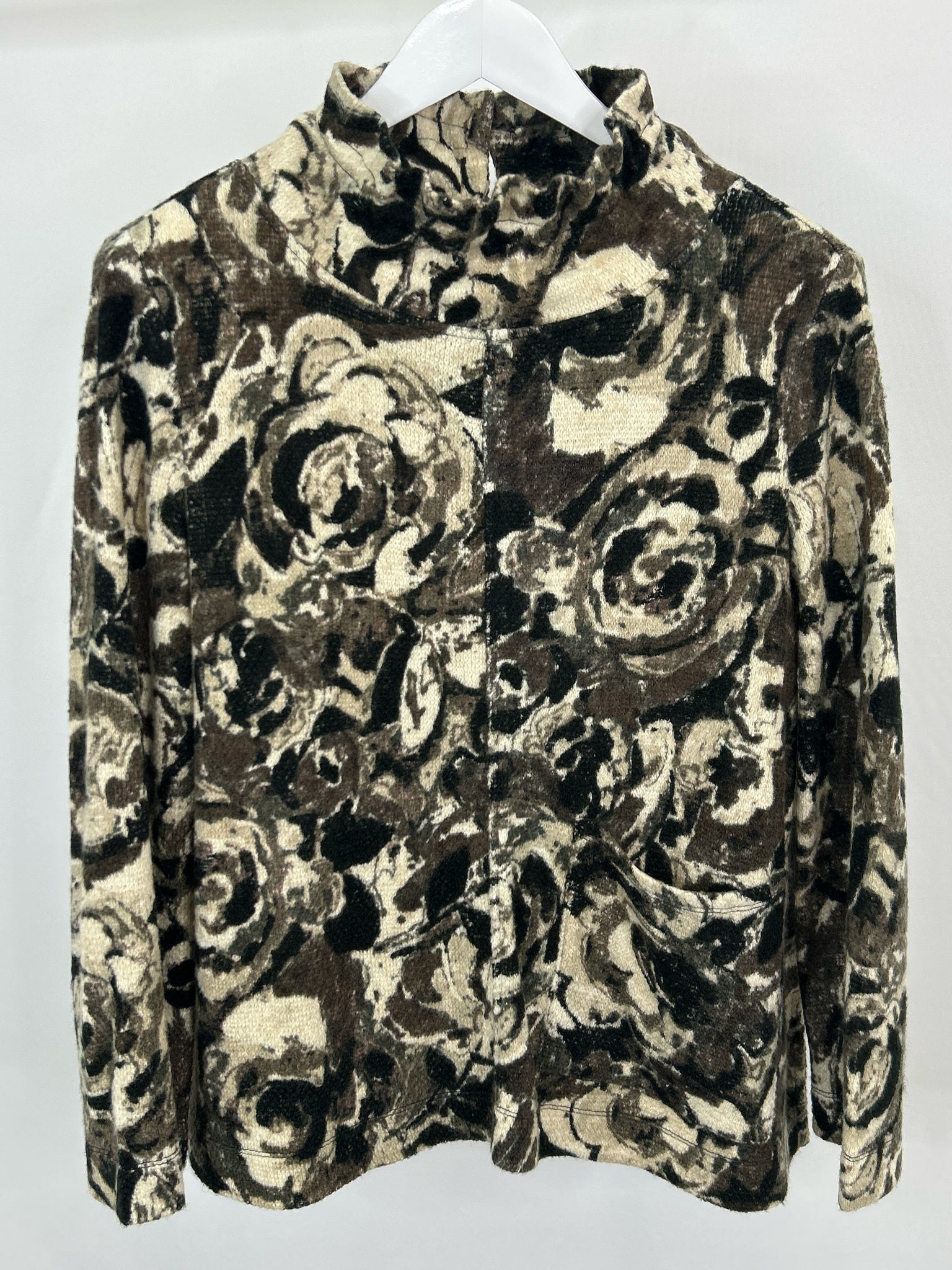 HABITAT Size S olive print Women Sweater