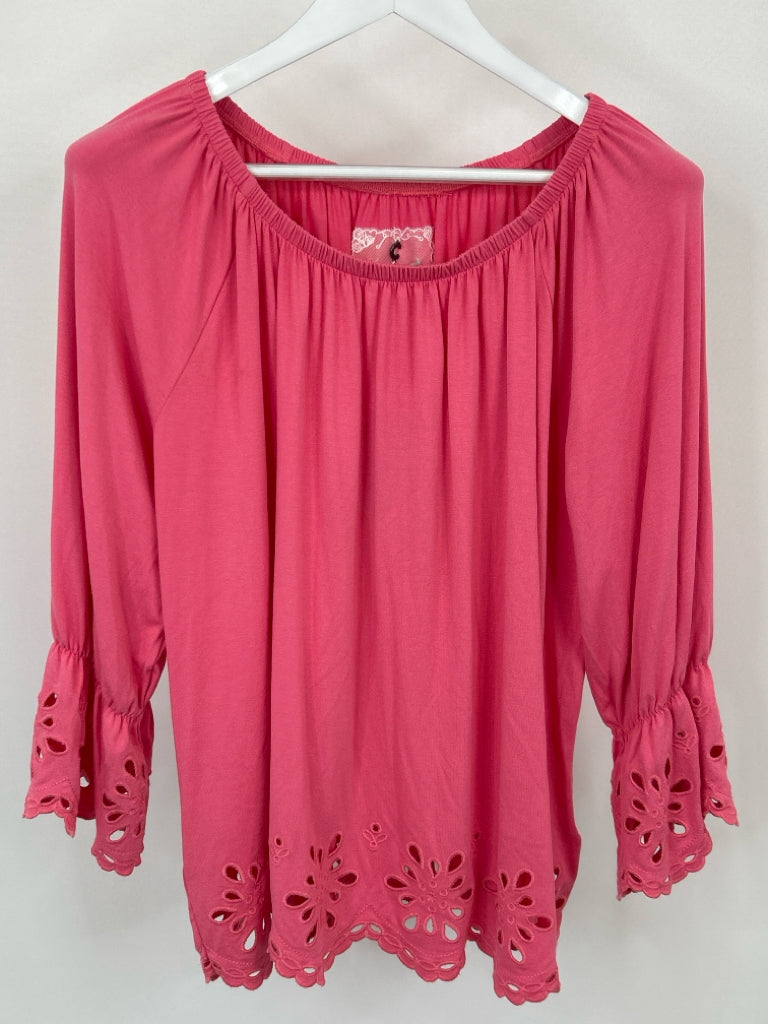 CUPIO Size XL Pink Top