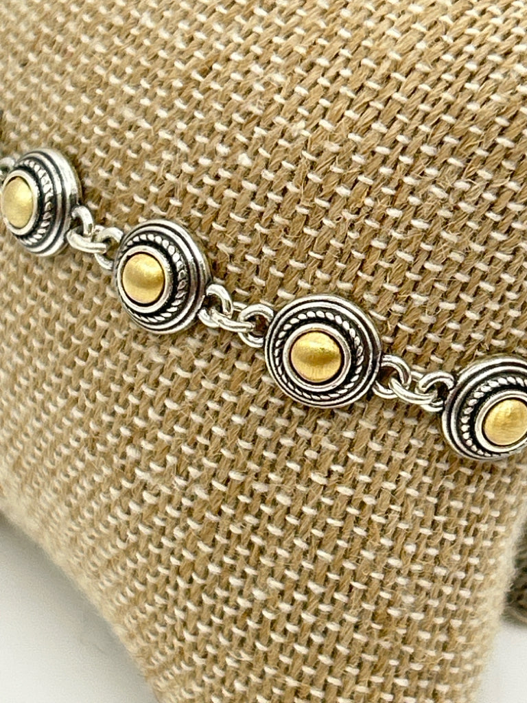 BRIGHTON Women Silver and Gold Bracelet