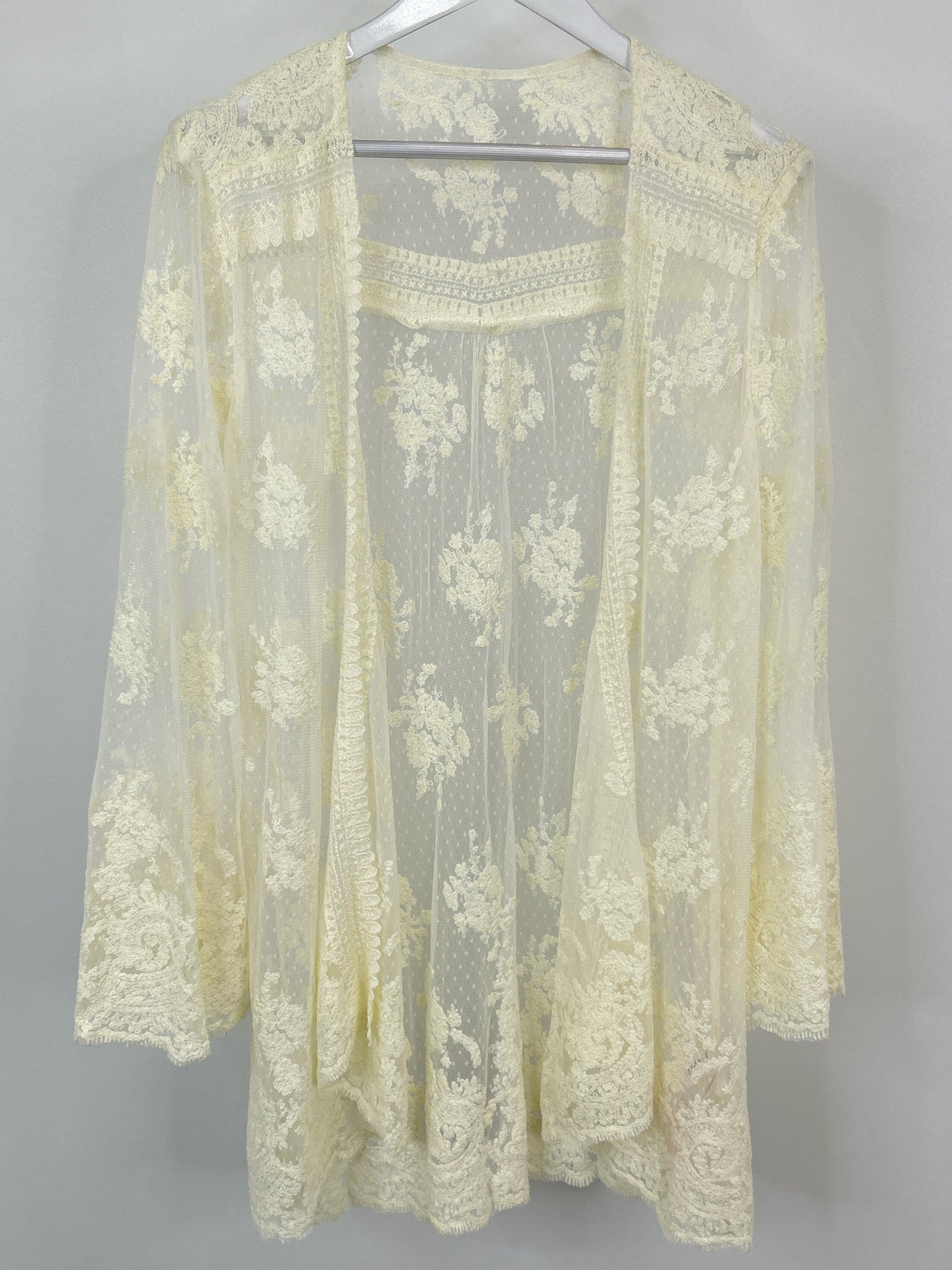 SUNDANCE Size OSFM Cream Women Cardigan