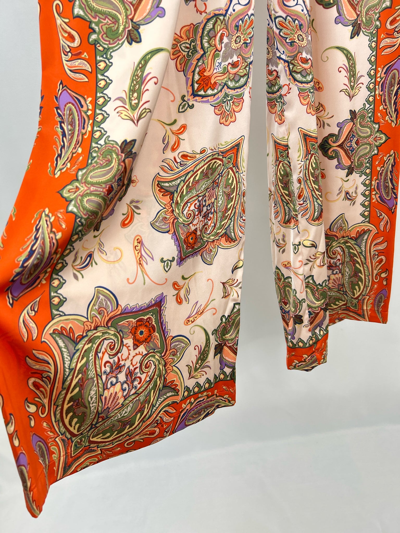 RACHEL ZOE Size S Orange Print Women 2-Piece w/pants