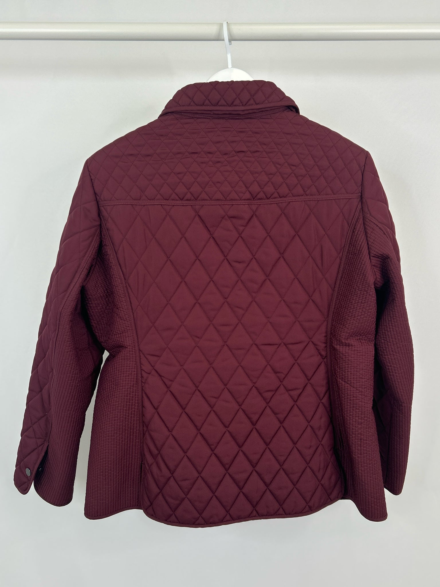 HILARY RADLEY Size L Burgundy Women Jacket