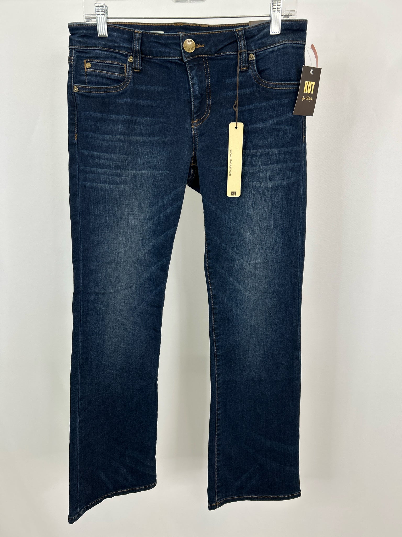 KUT FROM THE KLOTH Size 6S BLUE DENIM Women jeans