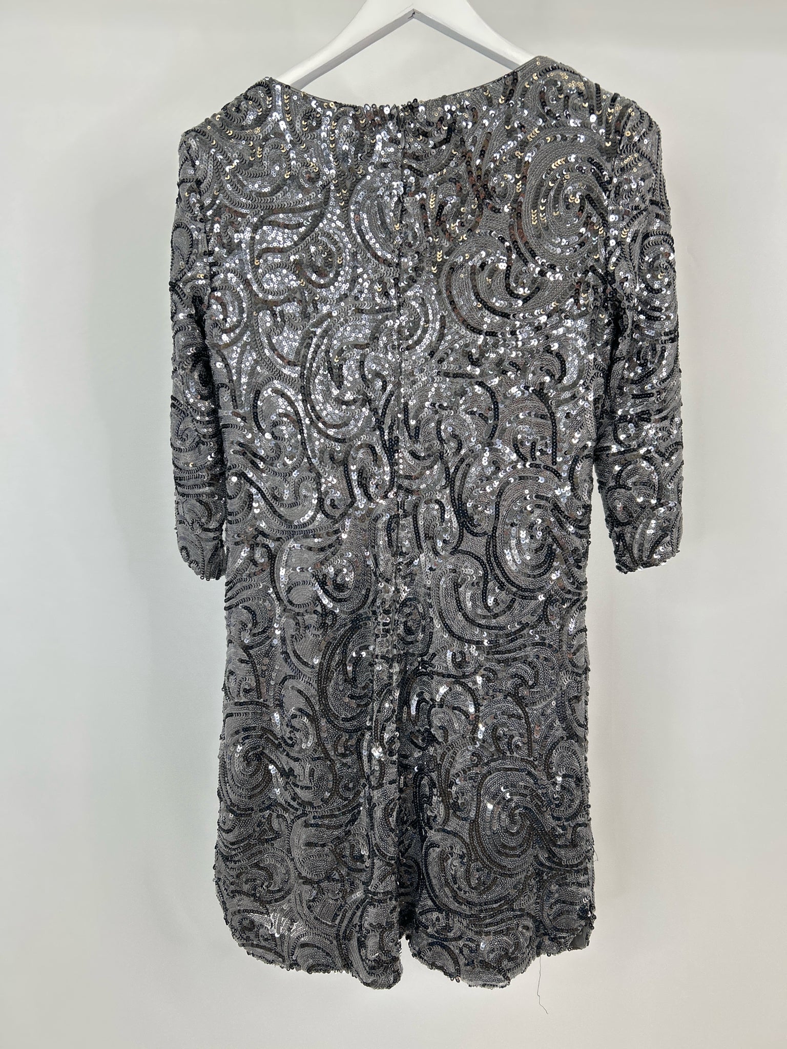 LUXOLOGY Size 8 Grey Women Dress