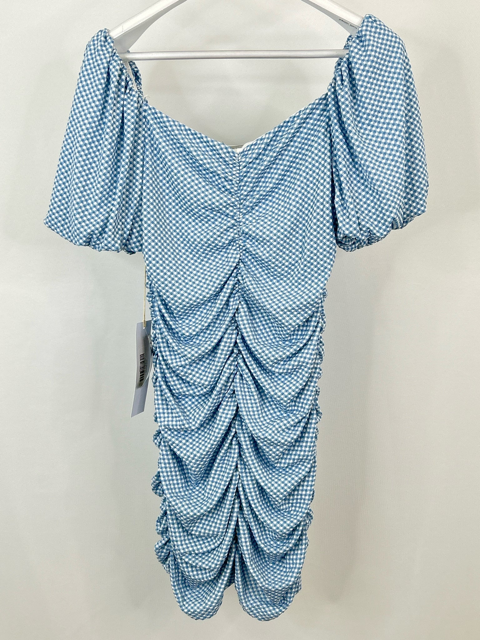 LUMIERE Size L BLUE & WHITE Women Dress