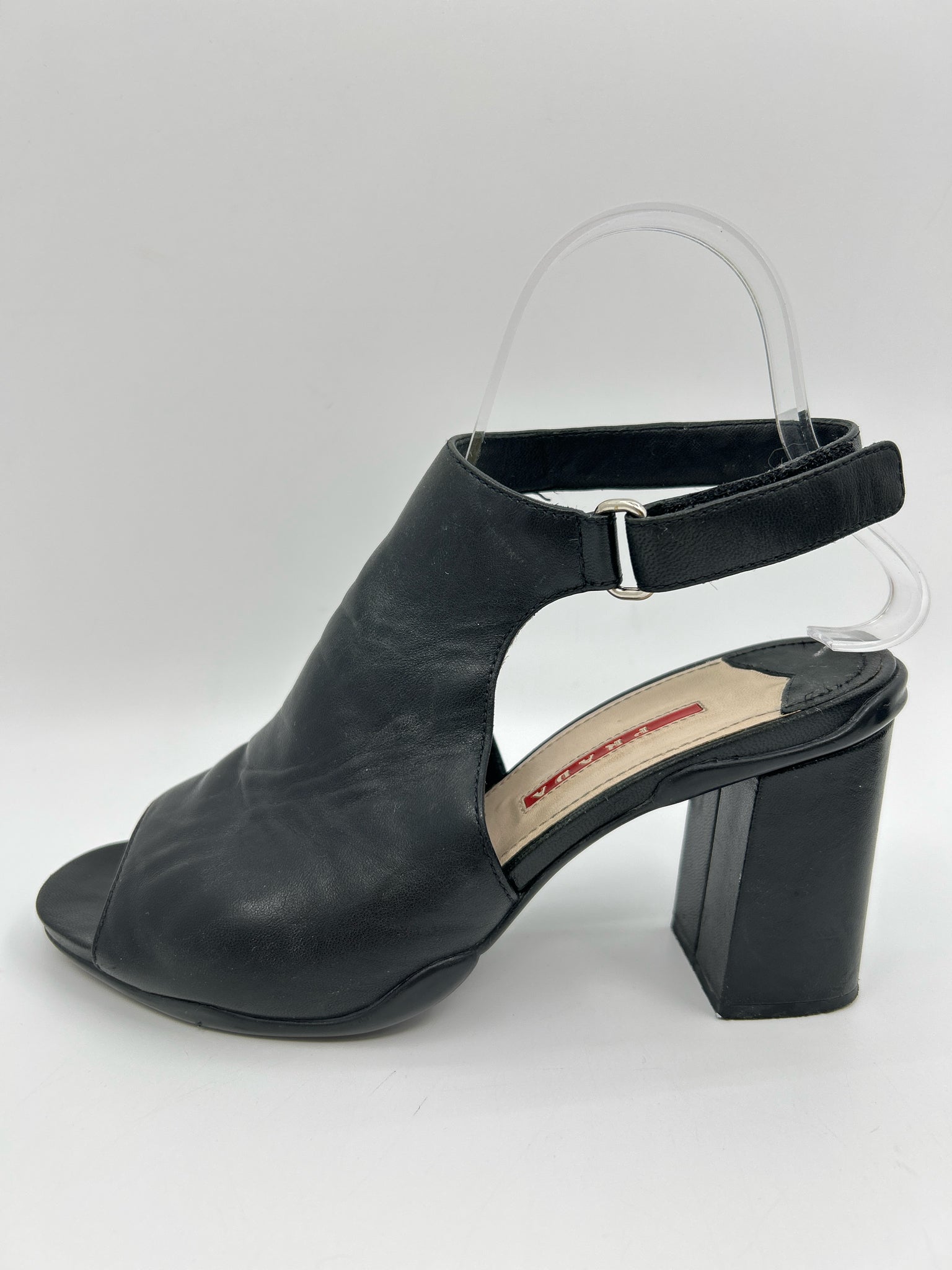 PRADA Size 37 Black Women Sandal