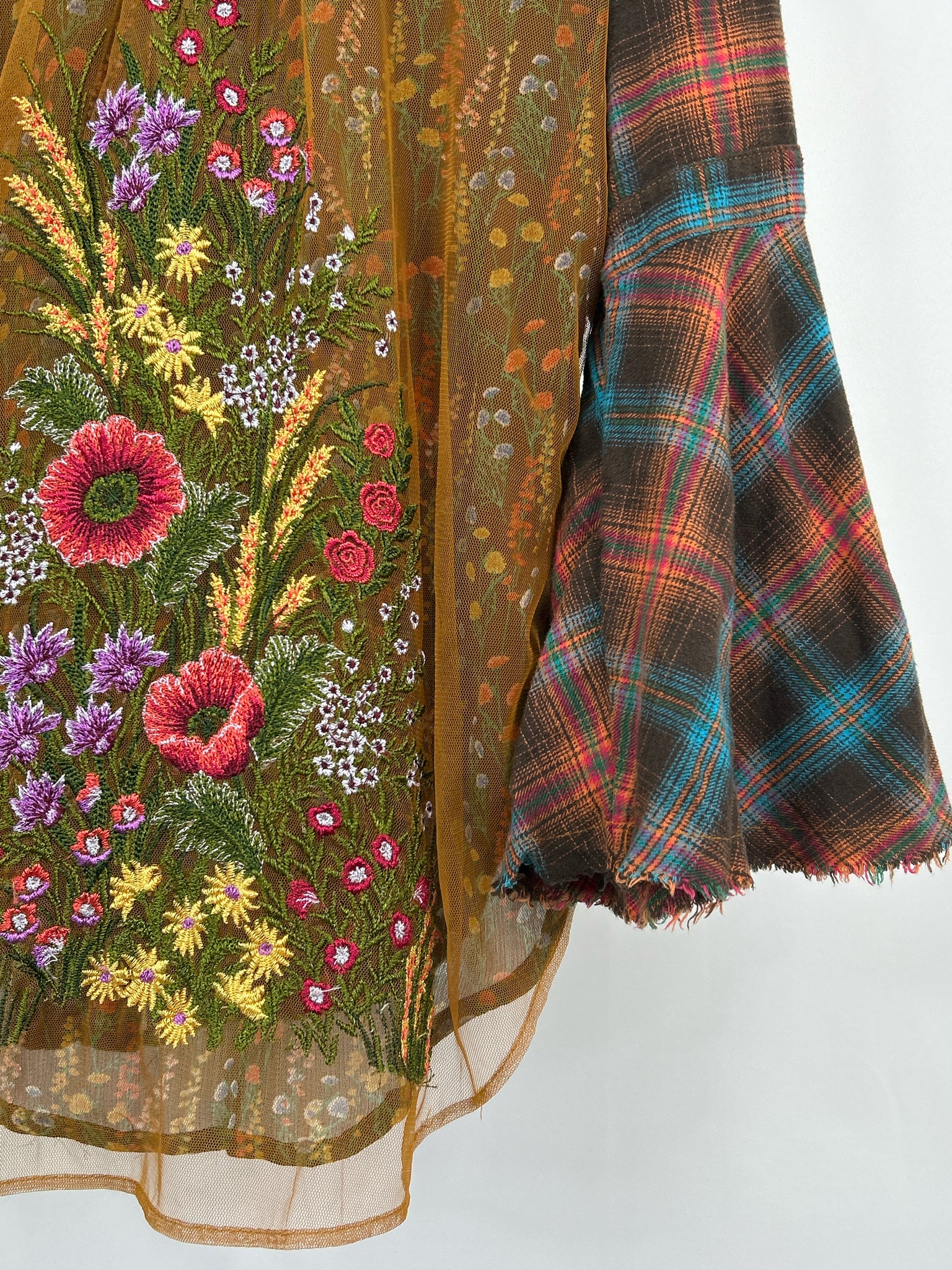 ARATTA SILENT JOURNEY Size S Brown Plaid Women Shirt