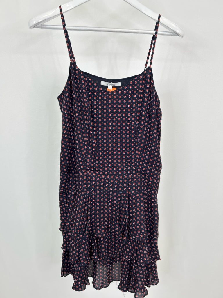 DEREK LAM 10 CROSBY Size 8 NAVY AND RED Women's Dress