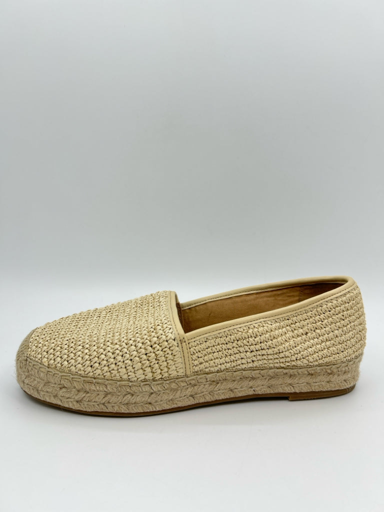 J CREW Size 10 Beige Espadrille