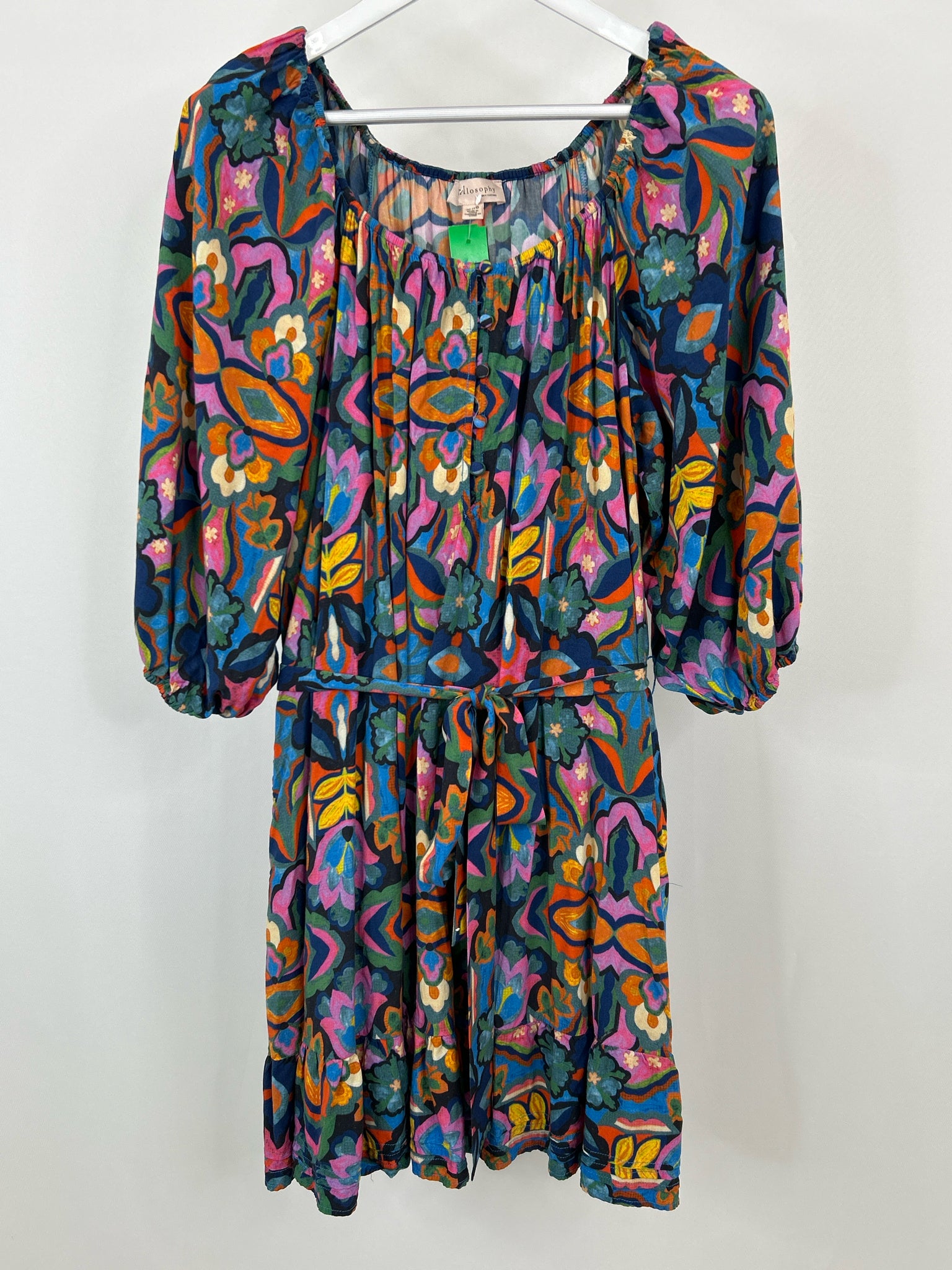 PHILOSOPHY Size XL Multi-Color Women Dress