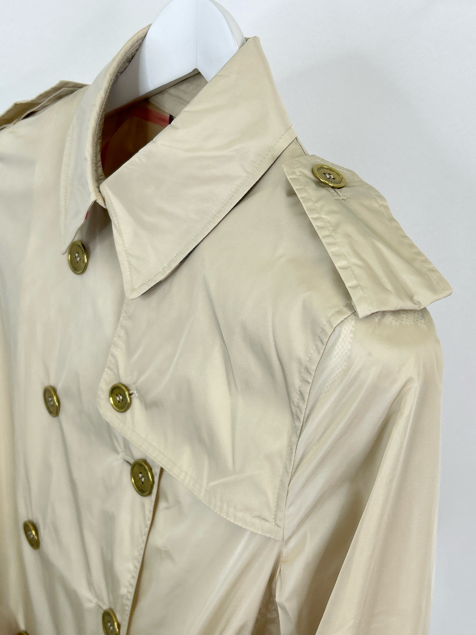 BURBERRY NWT Size 8 KHAKI Women Trench Coat