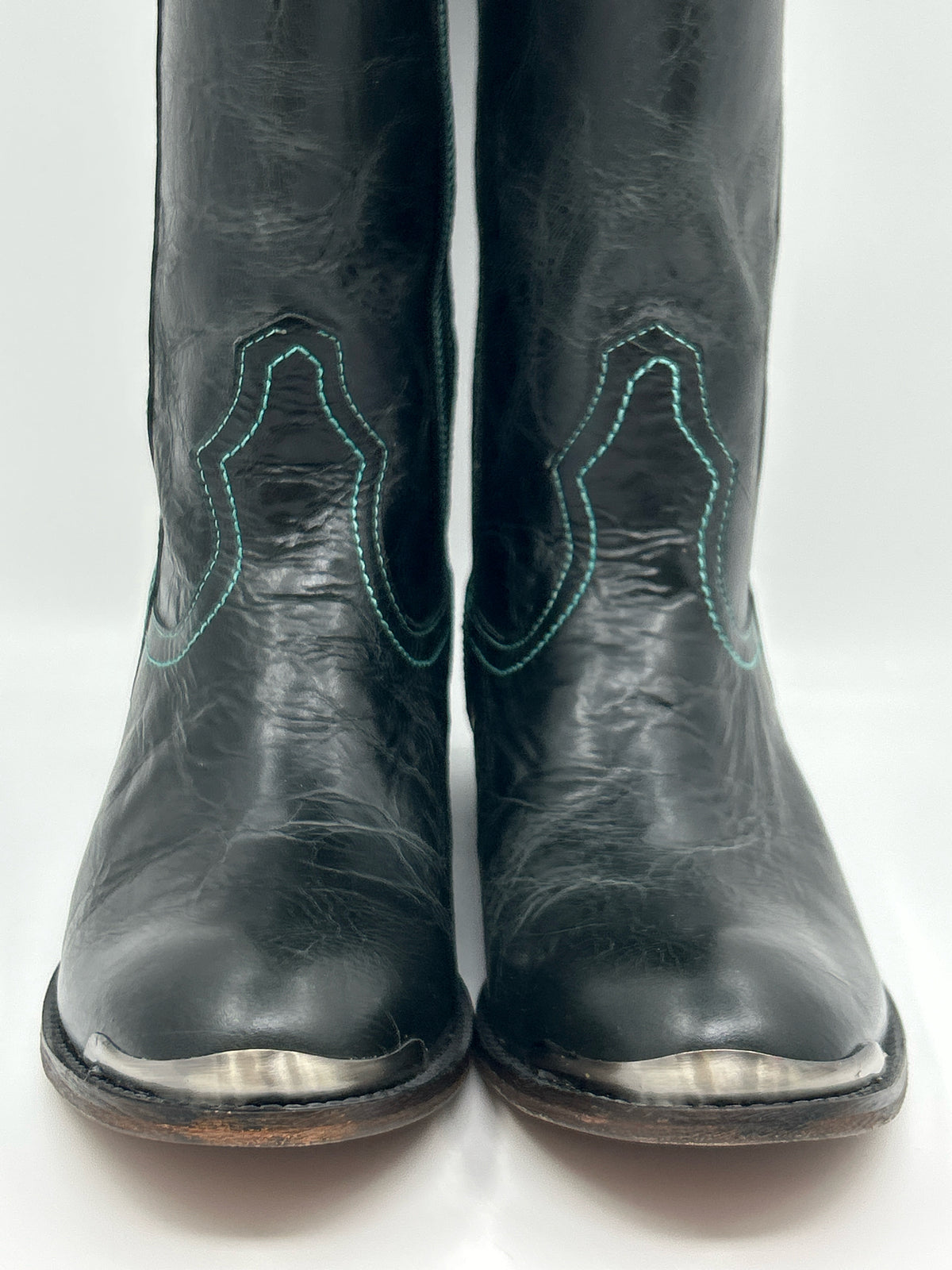 LUCCHESE Size 9B Black Women Boots
