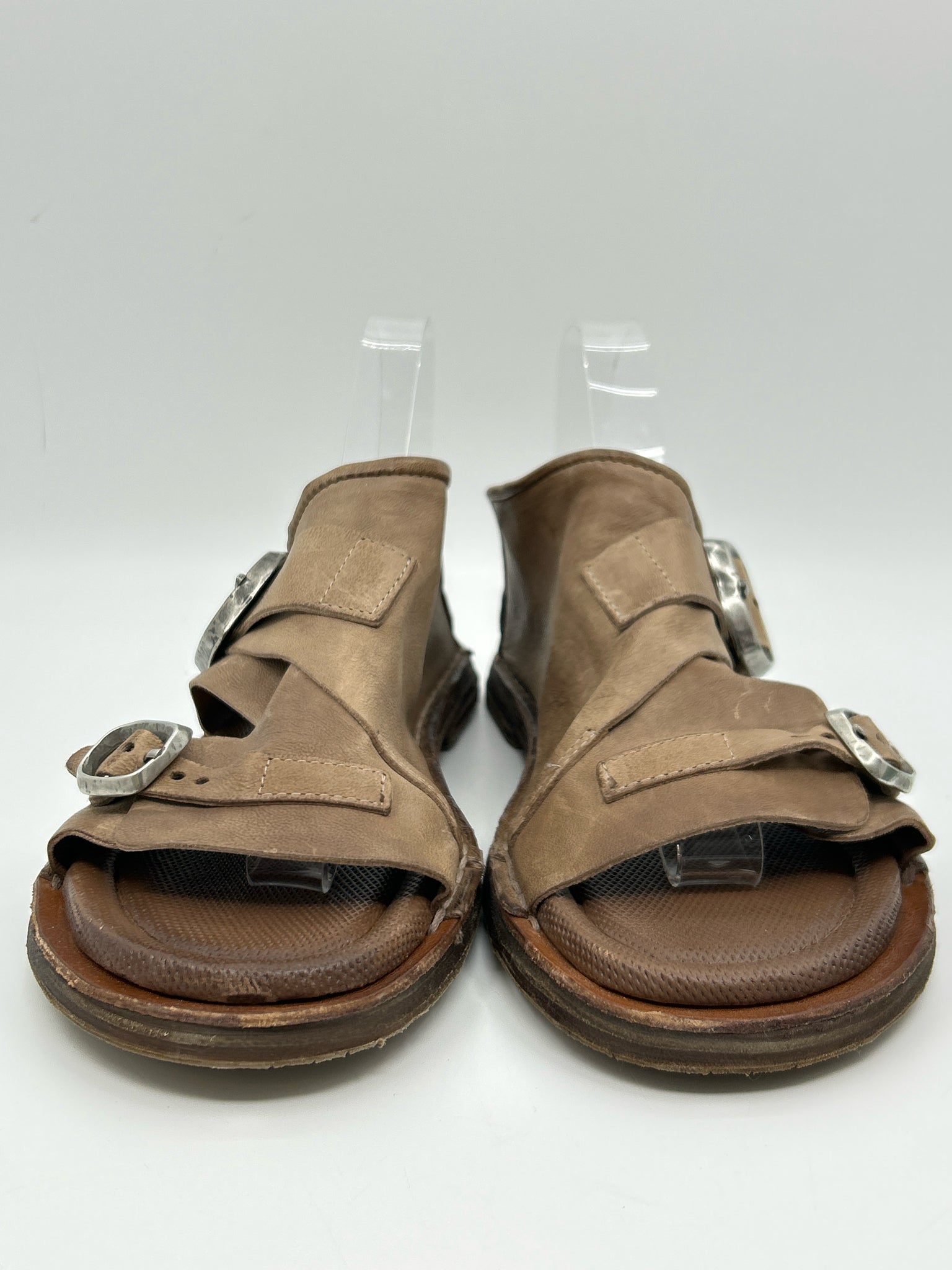 A.S. 98 Size 40 Taupe Women Sandal