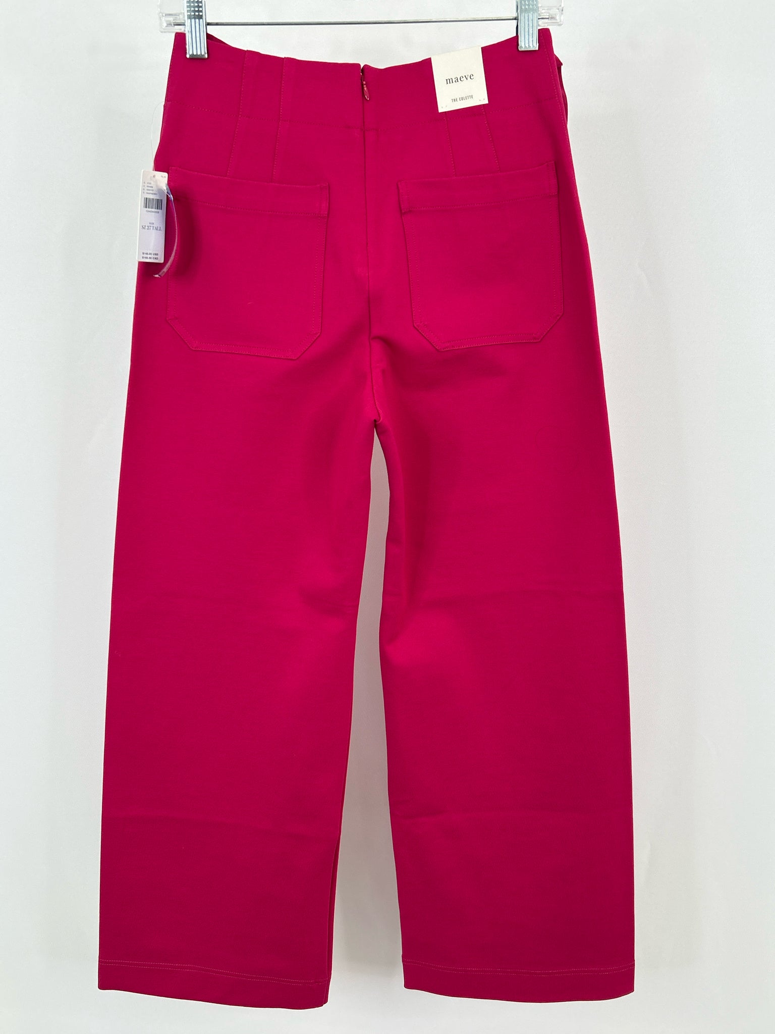 MAEVE Size 27/4T Pink Women Pants NWT