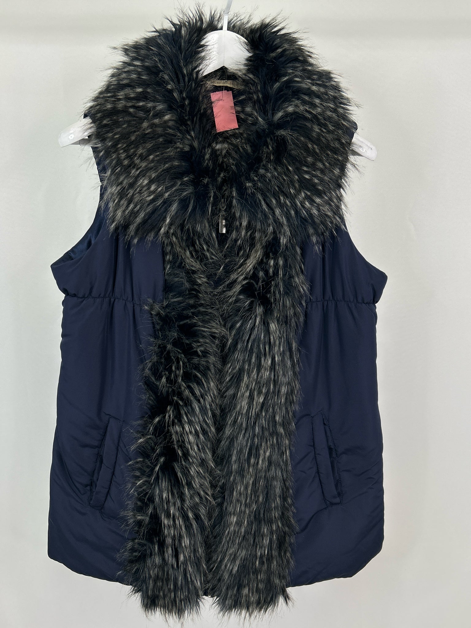 SOFT SURROUNDINGS Size XL Navy Women Vest