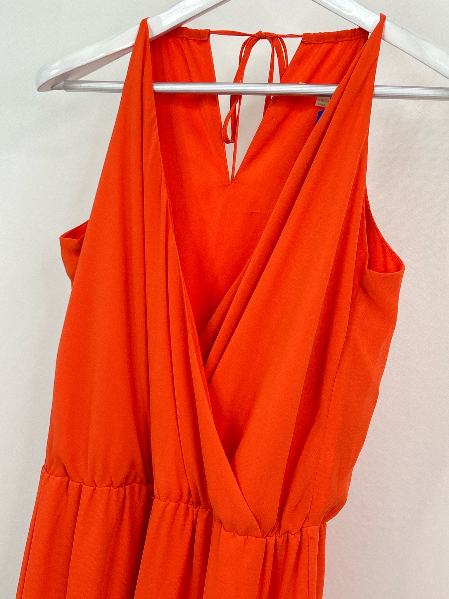 GIANNI BINI NWT Size L Orange Women Jumpsuit