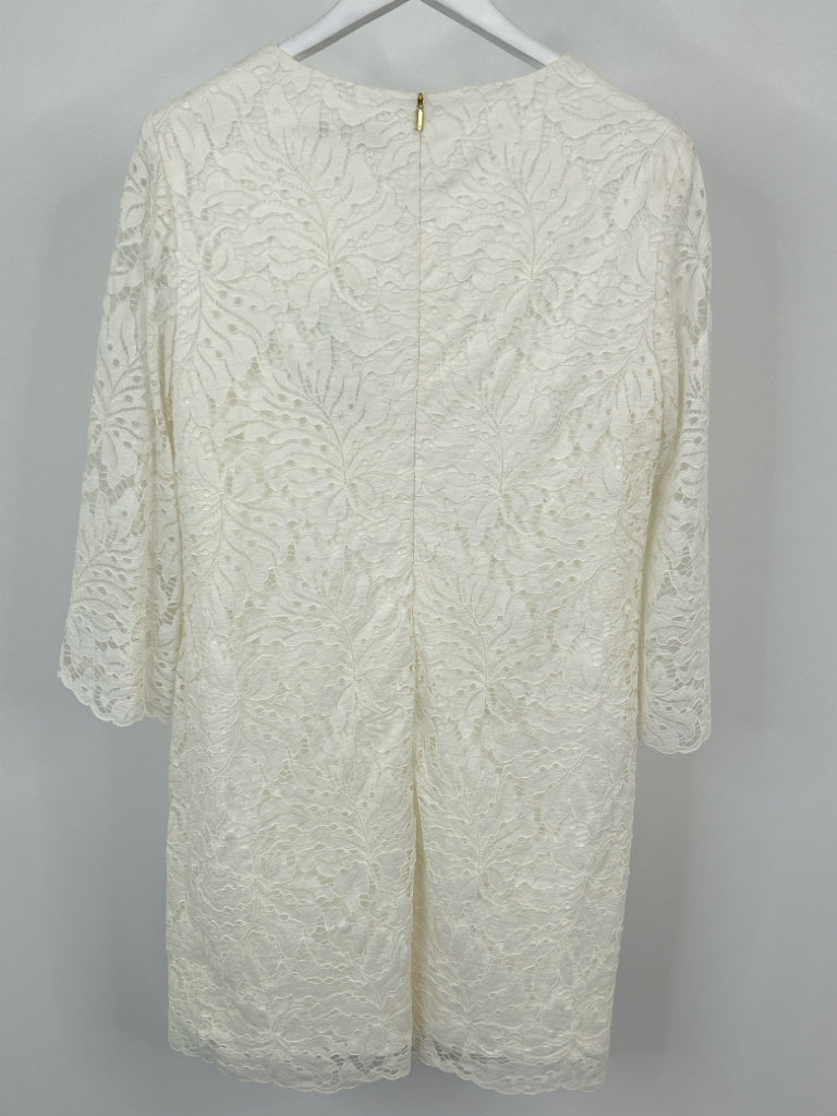 TRINA TURK Size 10 Ivory Dress