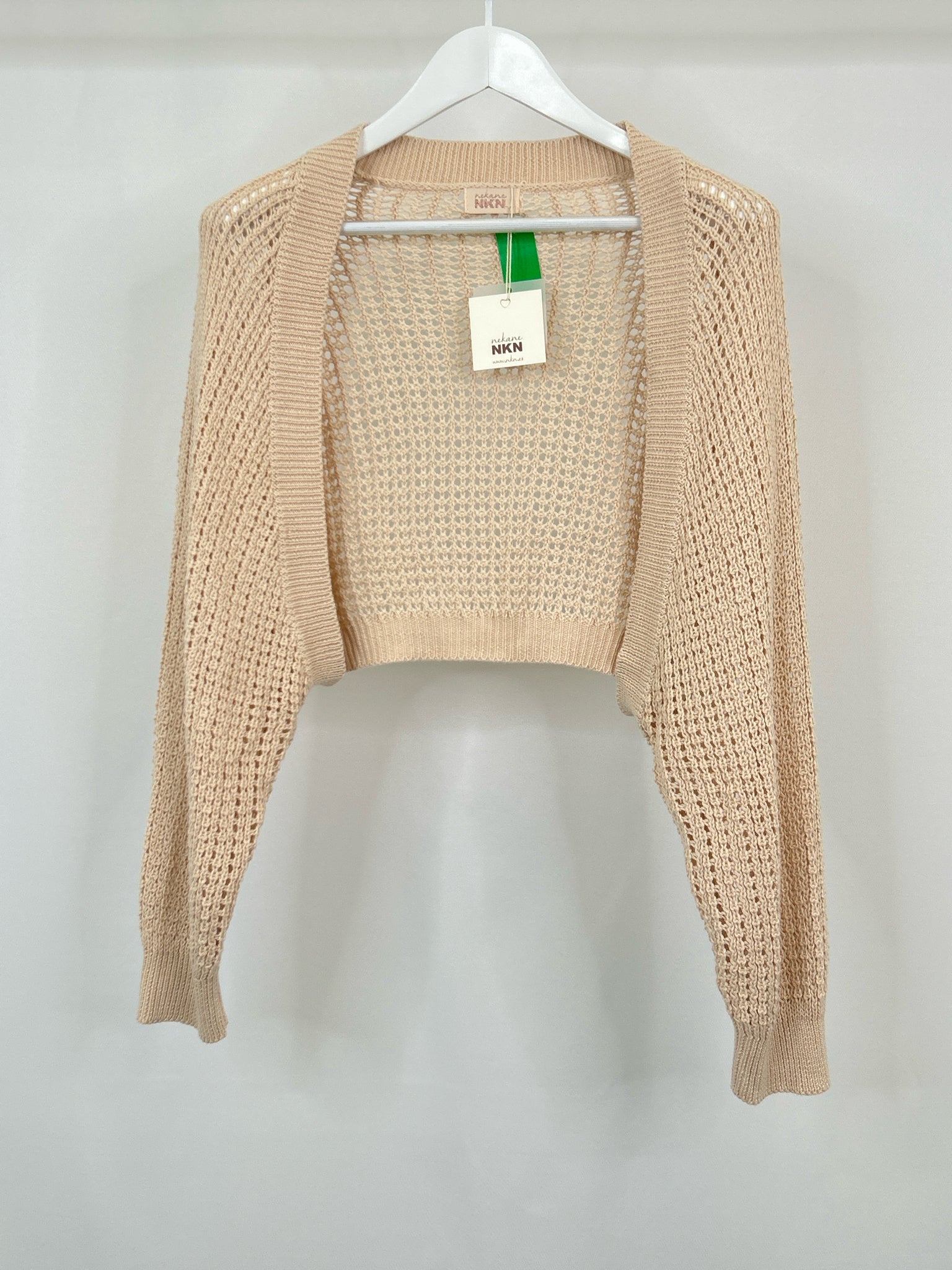 NEKANE NKN NWT Size S Cream Women Shrug