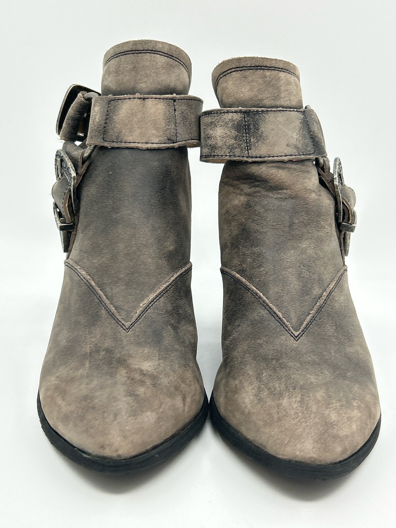 SBICCA Size 7 Charcoal Women Booties