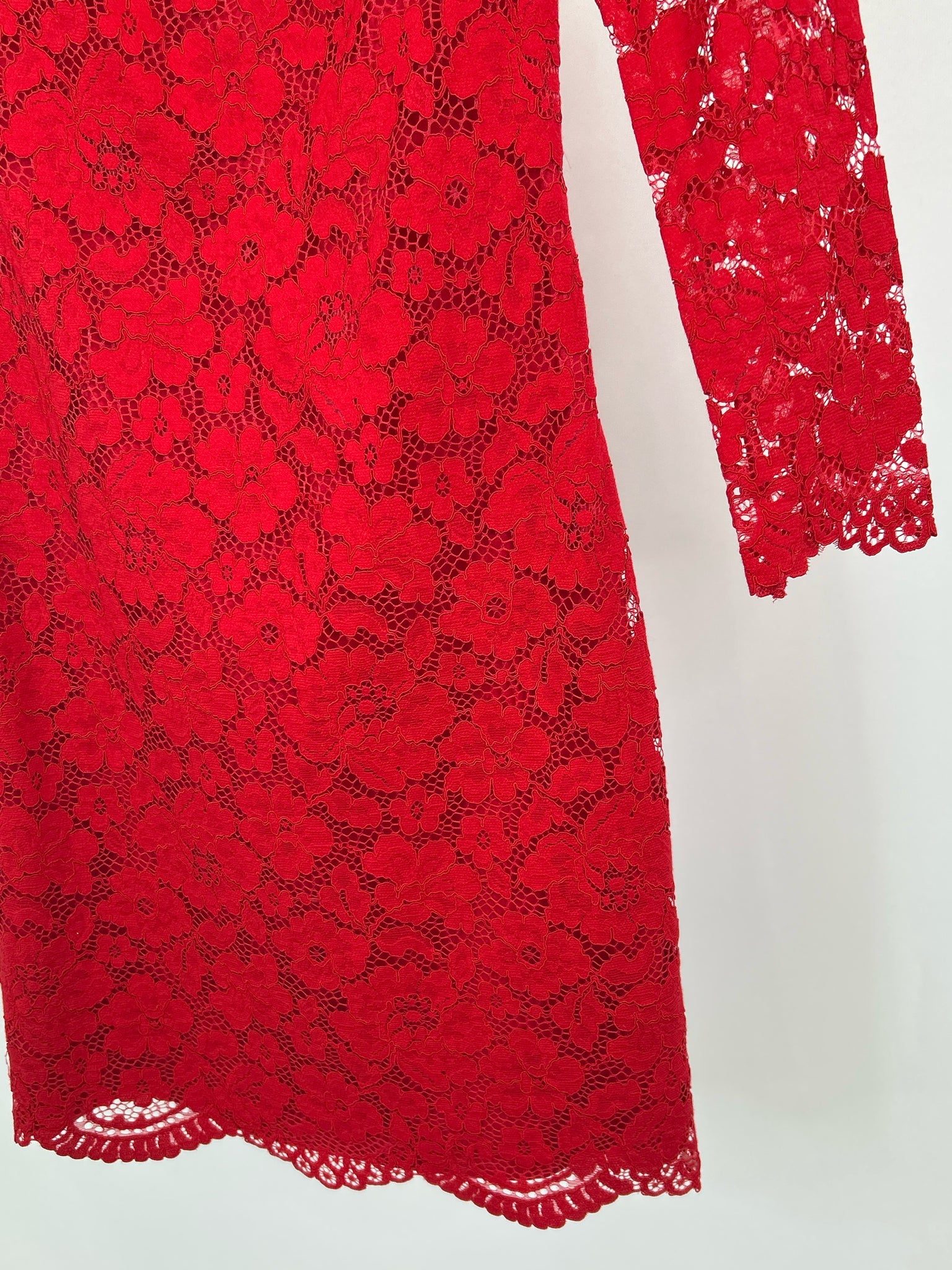 TED BAKER Size 2 Red Women Dress