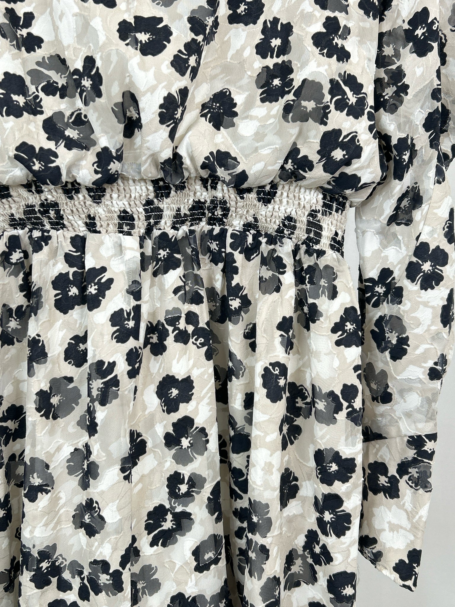 TED BAKER Size 6/8 White and black Women Dress