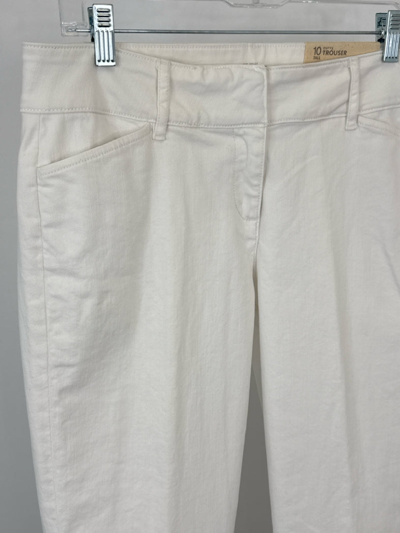 LOFT Size 10T white denim Women jeans