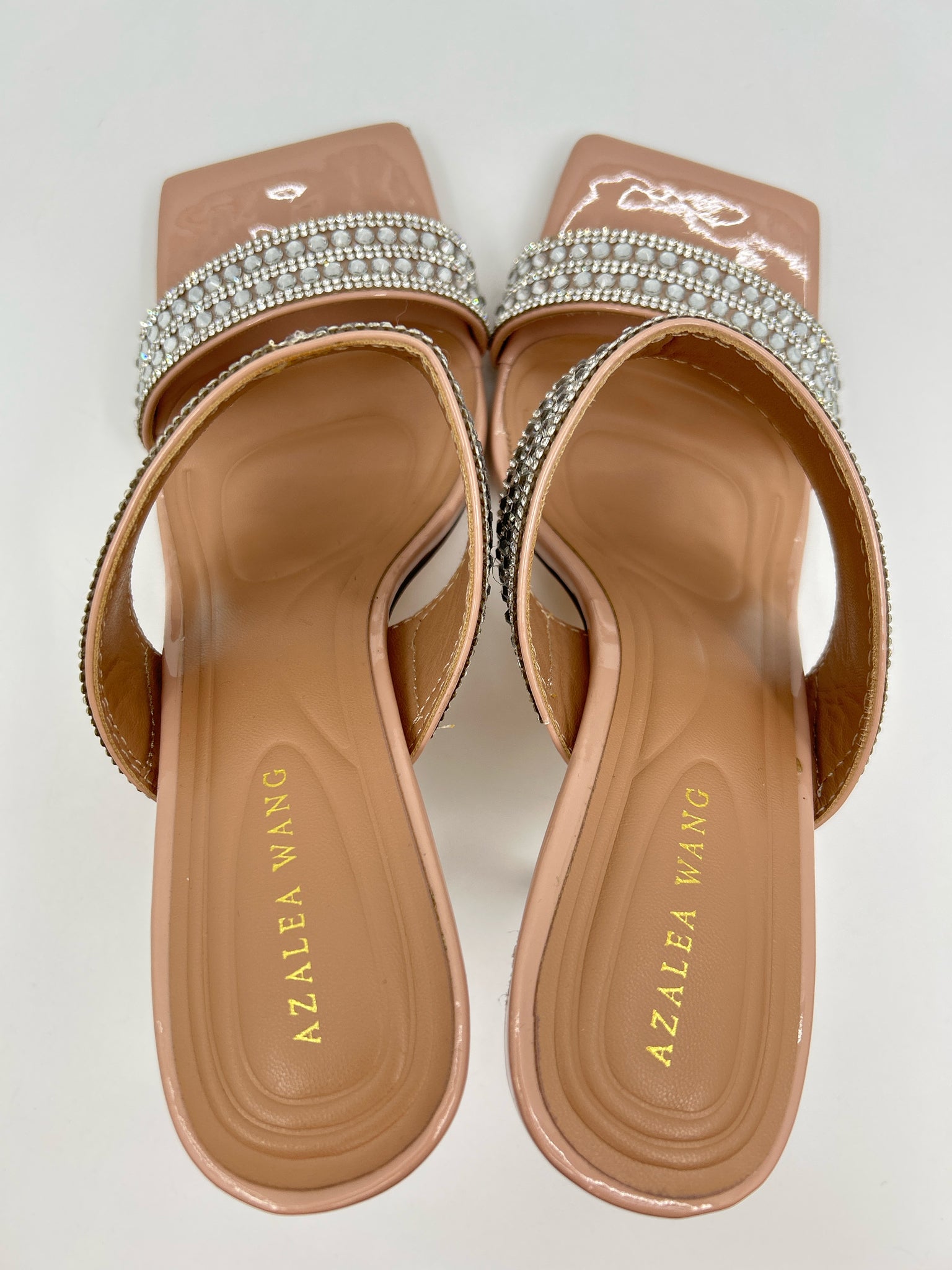 Azalea Wang Size 9 nude Women's Sandal