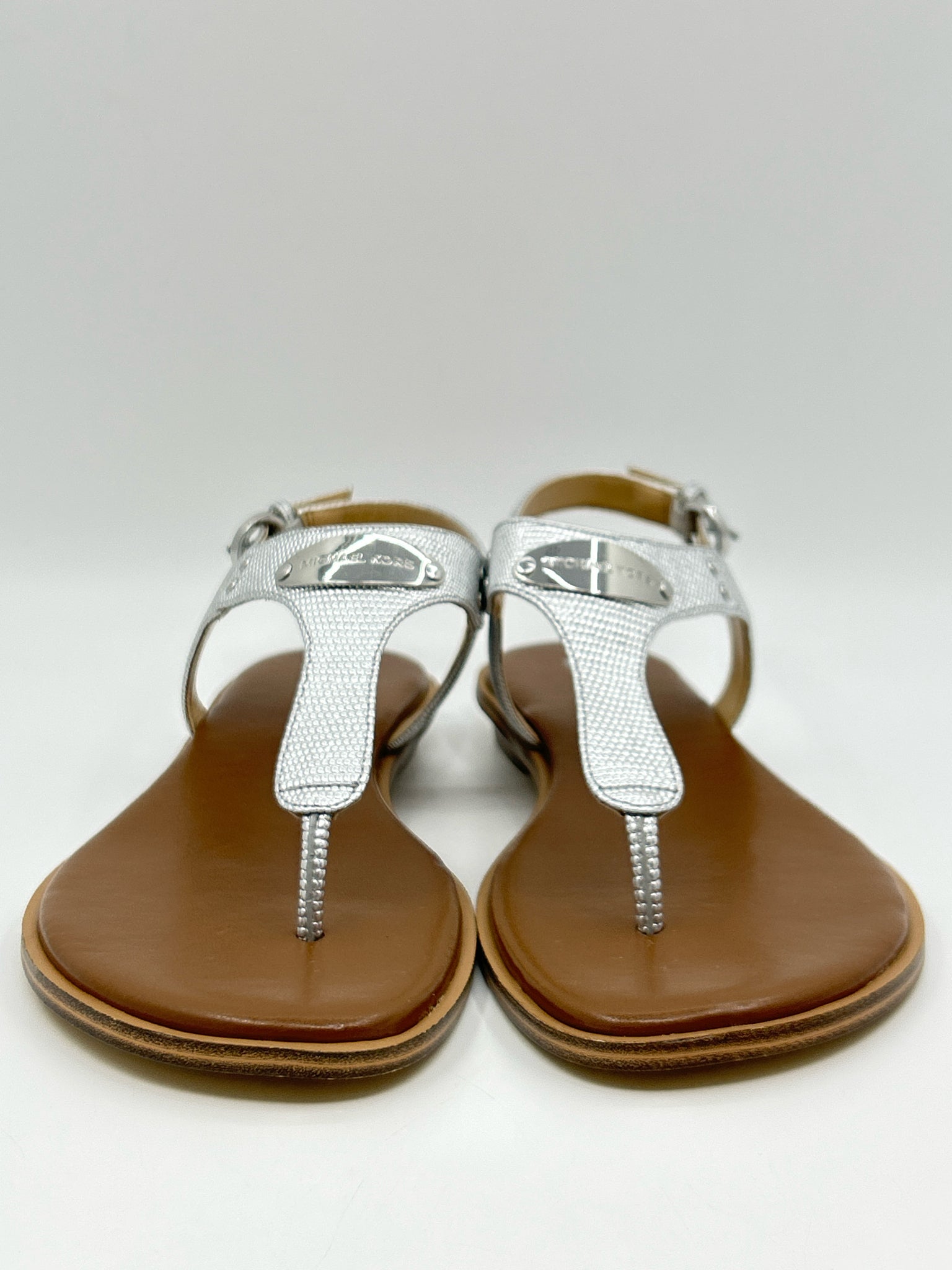 MICHAEL MICHAEL KORS Size 8M Silver Women Sandal