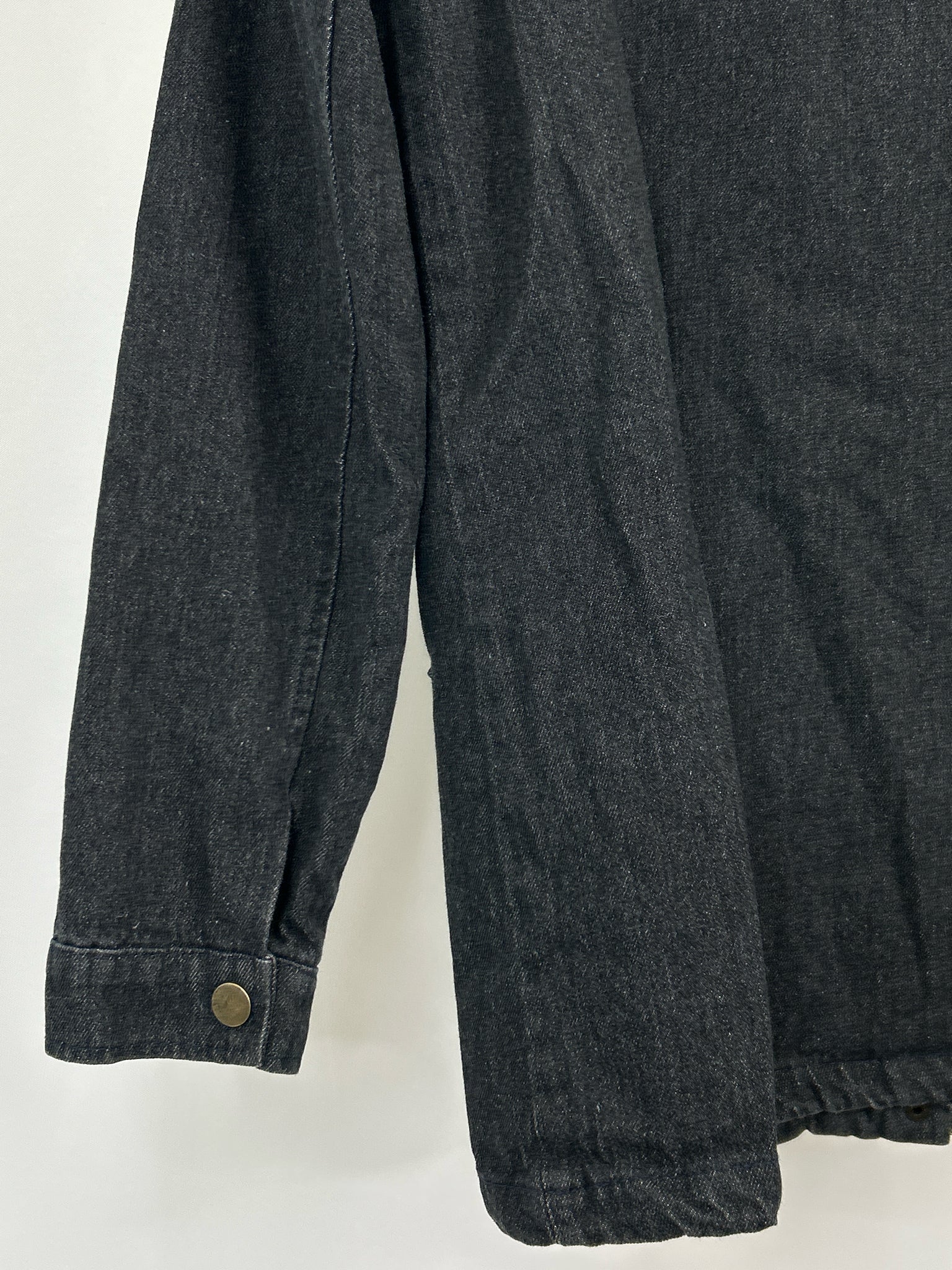 RE'FUSION Size L BLACK DENIM Women Jacket
