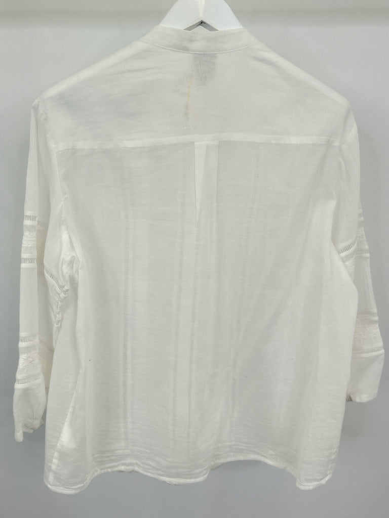 CABI Women Size M White Top