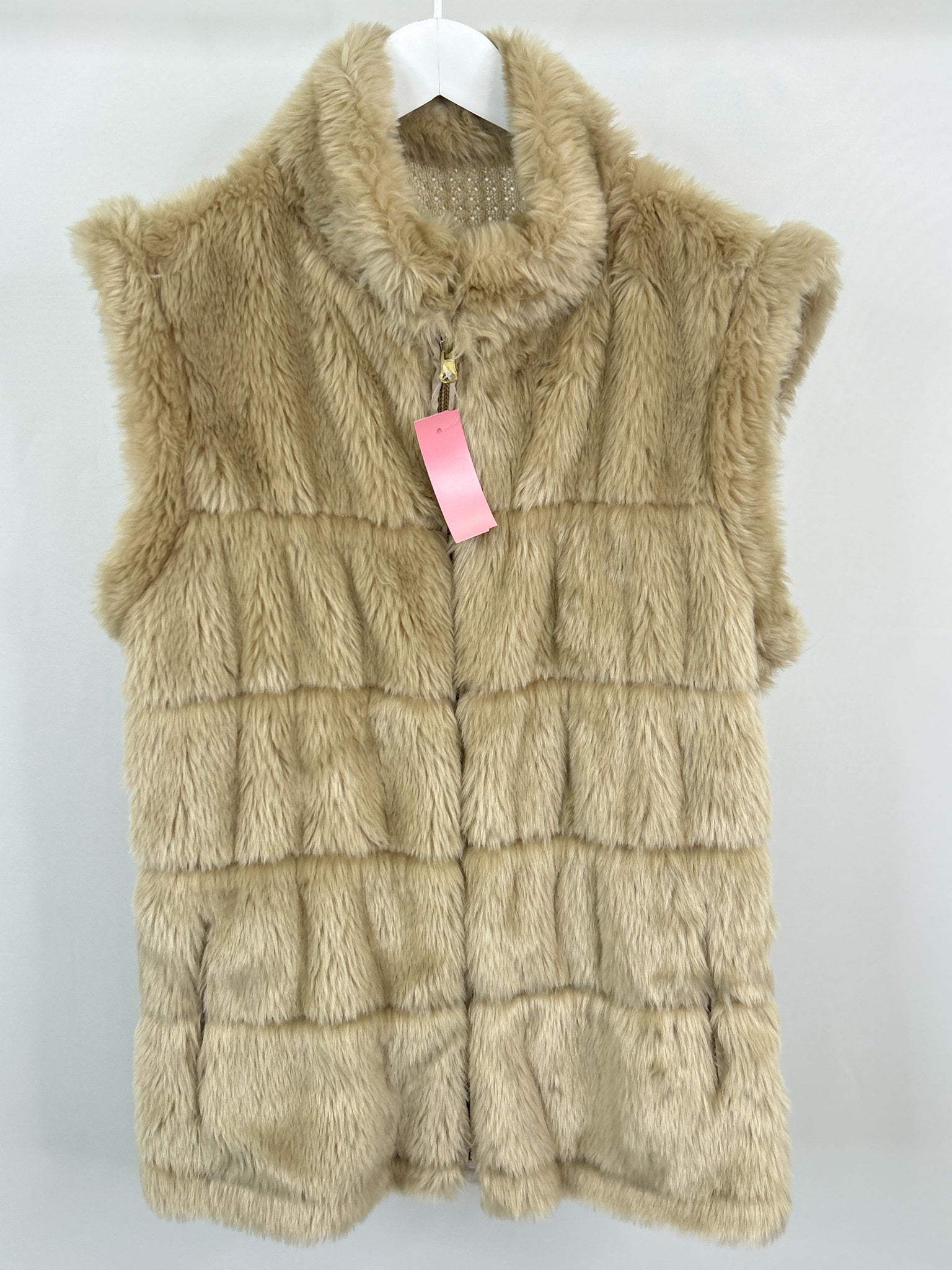 BAGATELLE Size L/XL Beige Women Vest