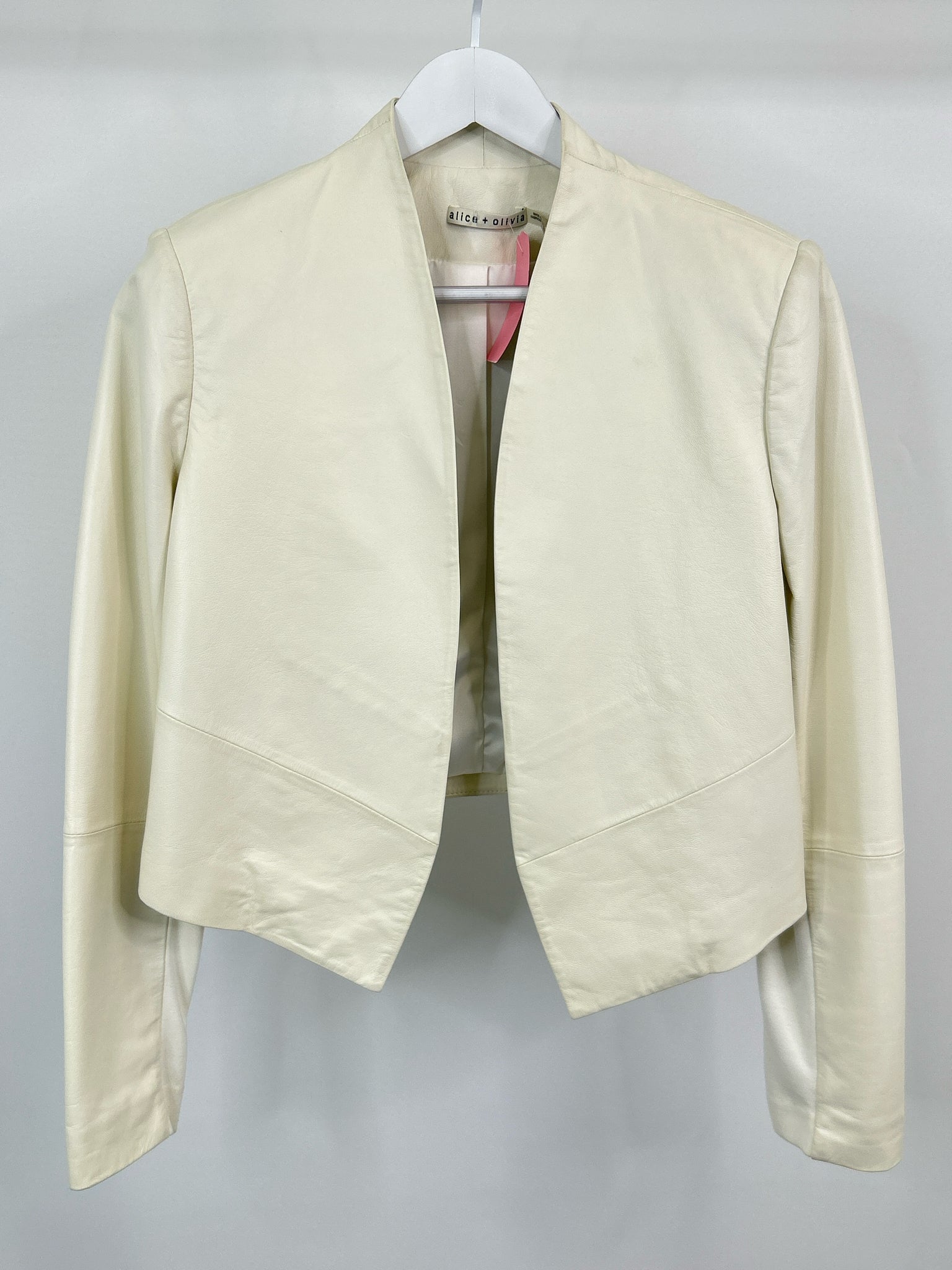 ALICE + OLIVIA Size L Ivory Women Jacket
