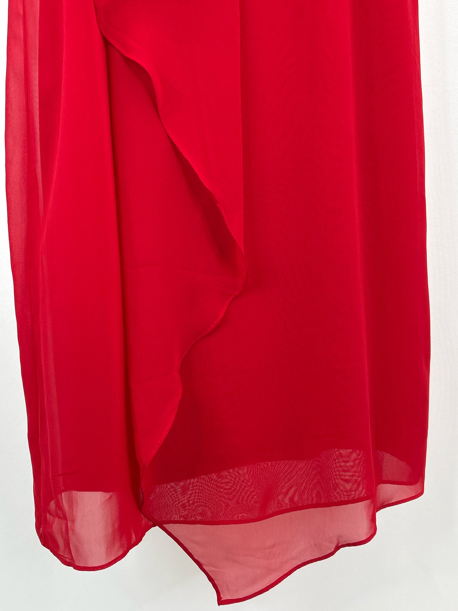 MSK Size 12 Red Women Dress NWT