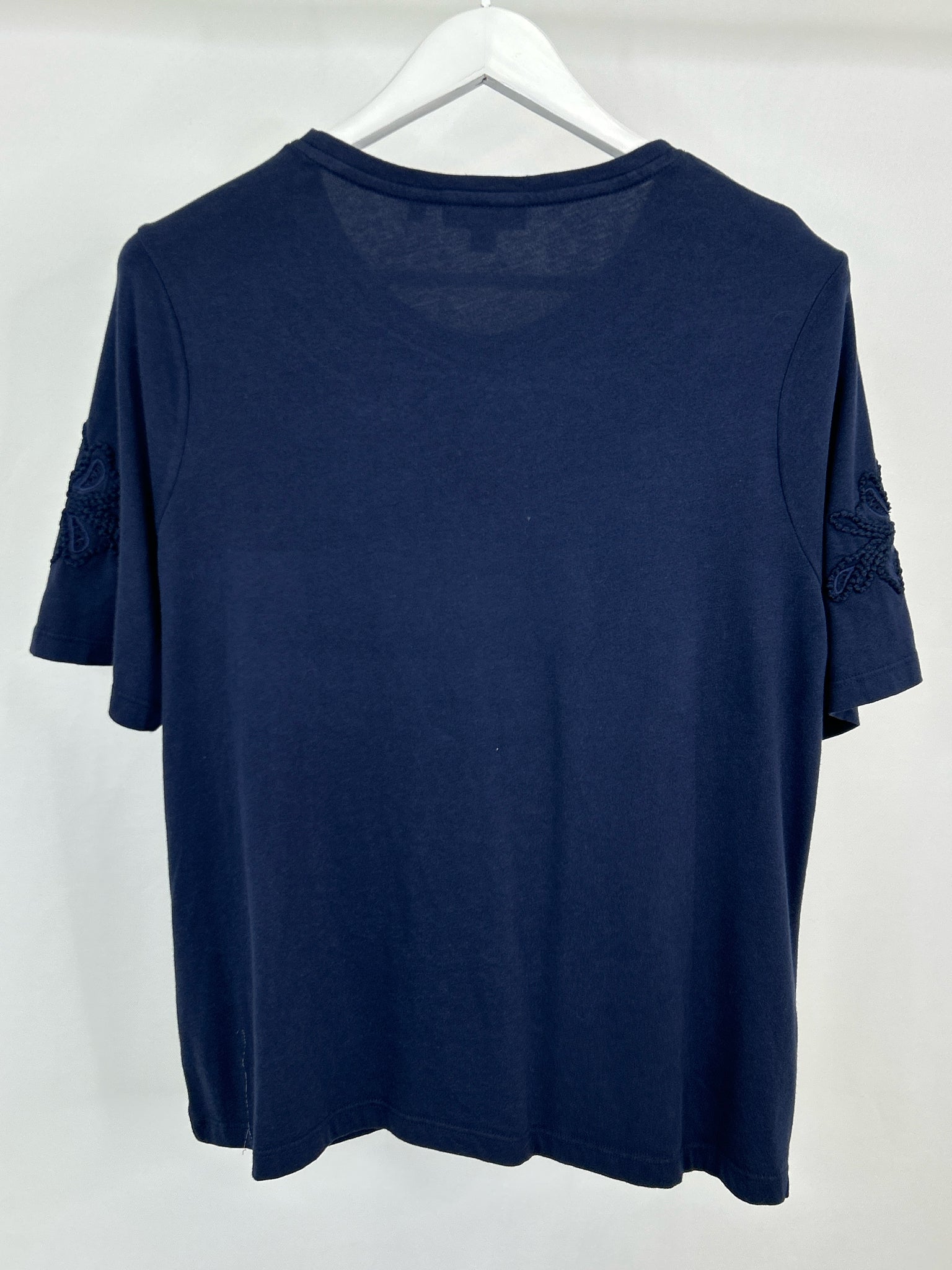 CHICO'S NWT Size 2 Navy Women T-shirt