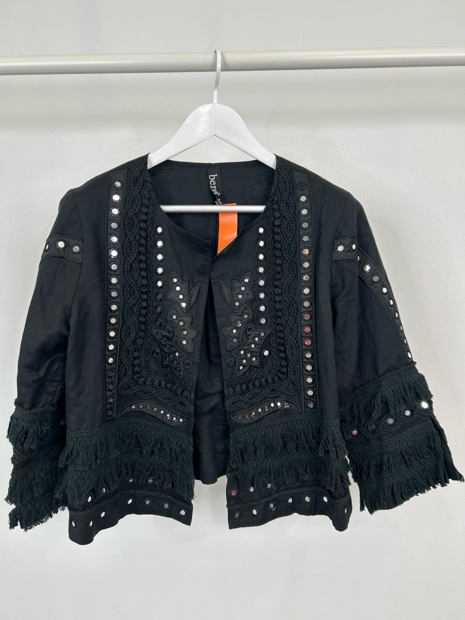 BEREK Size M Black Women Jacket