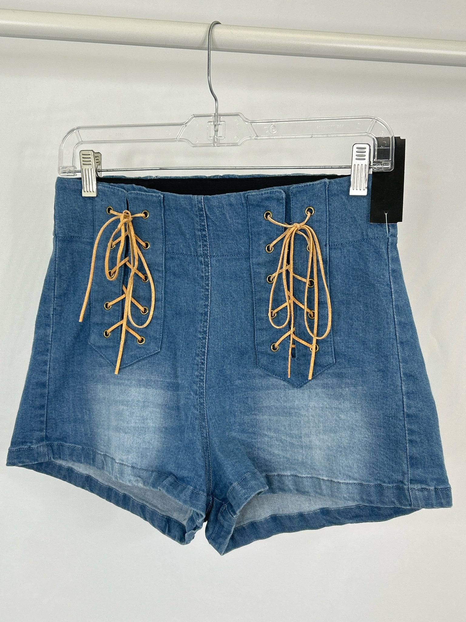 JUDITH MARCH Size L BLUE DENIM Women Shorts