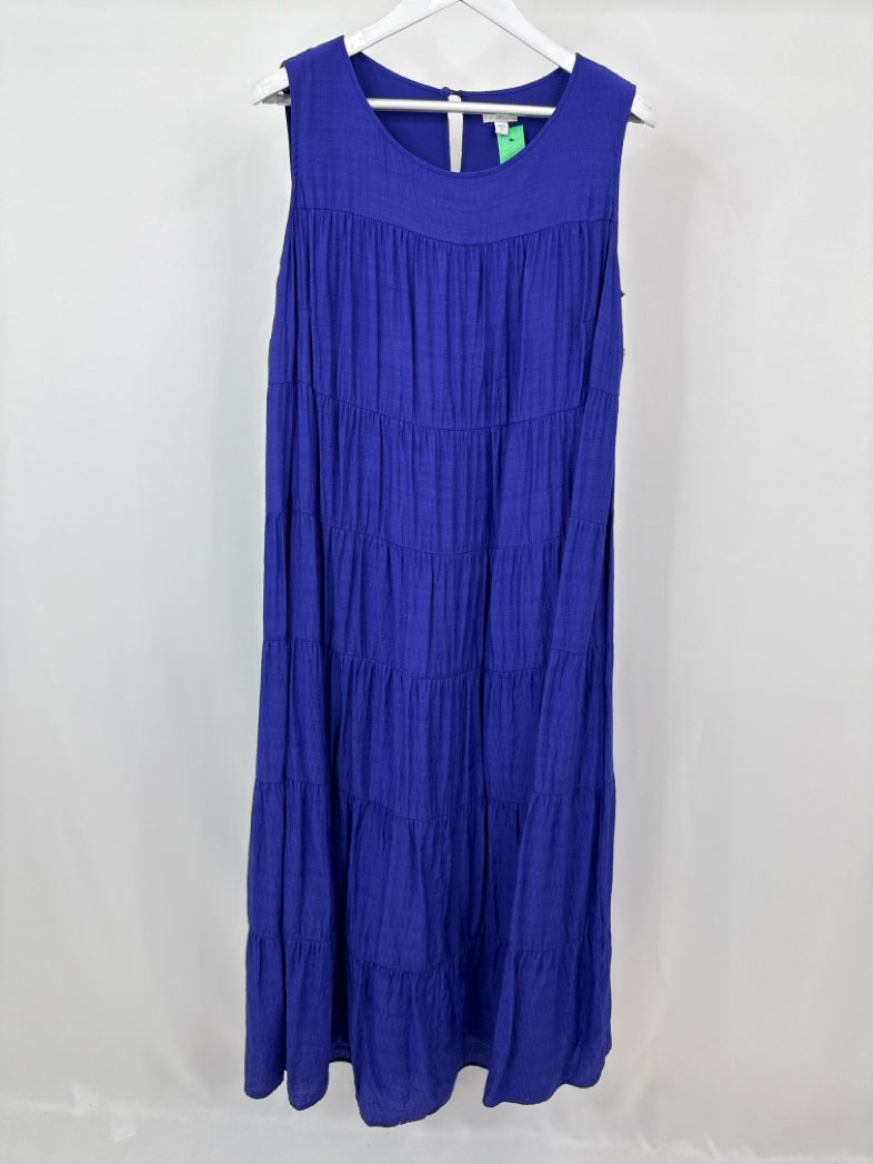 J JILL Size XL Blue Dress