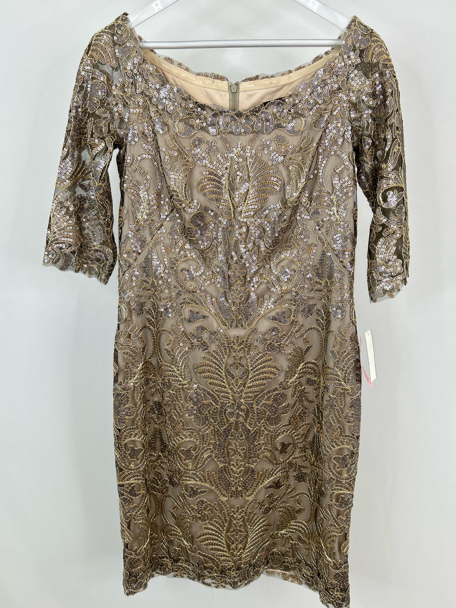 TADASHI SHOJI Size 14 Copper Women Dress TADASHI SHOJI Size 14 Copper Women Dress