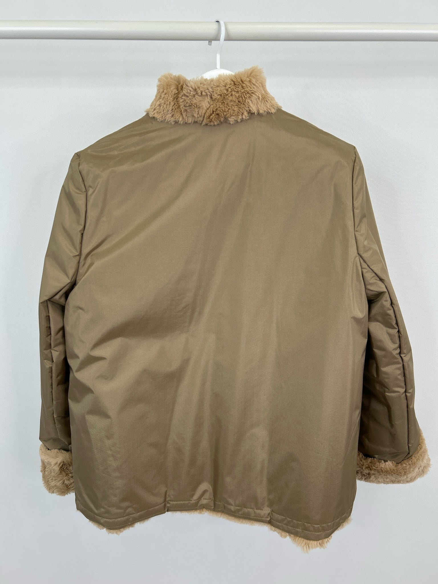 NO BRAND Size L Light Brown Women Coat