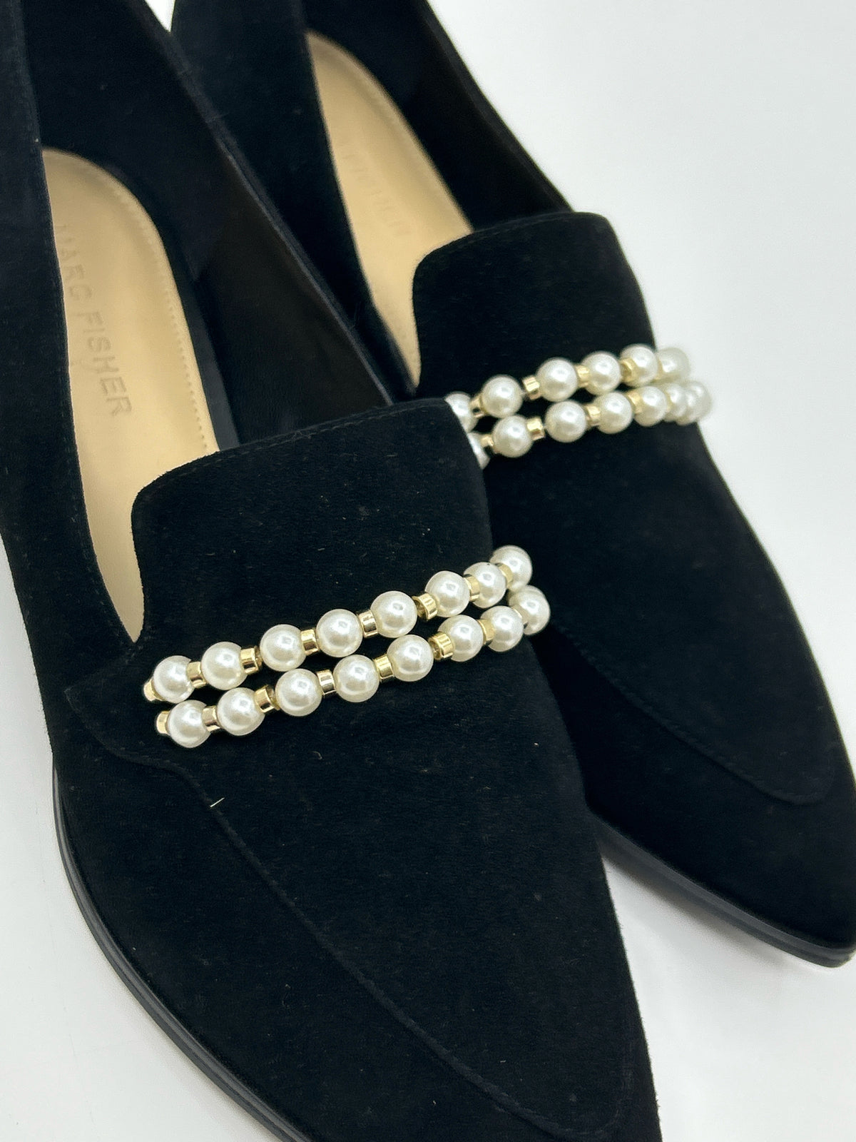 MARC FISHER Size 9M Black Women Loafer