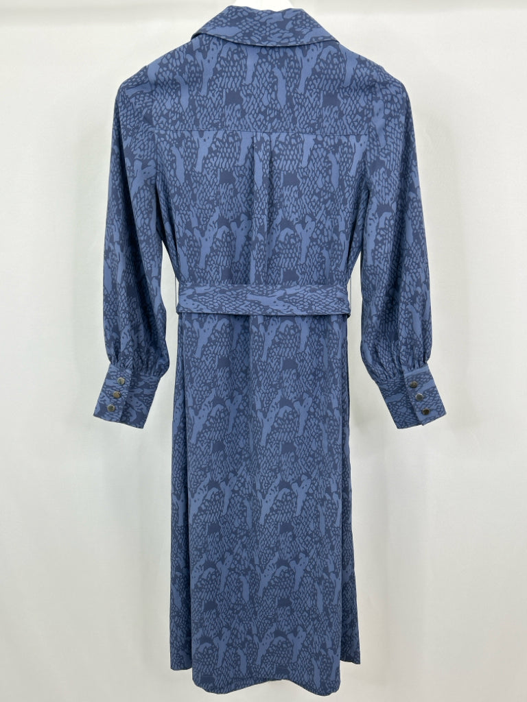 SOFT SURROUNDINGS Women Size XS Blue Print Dress