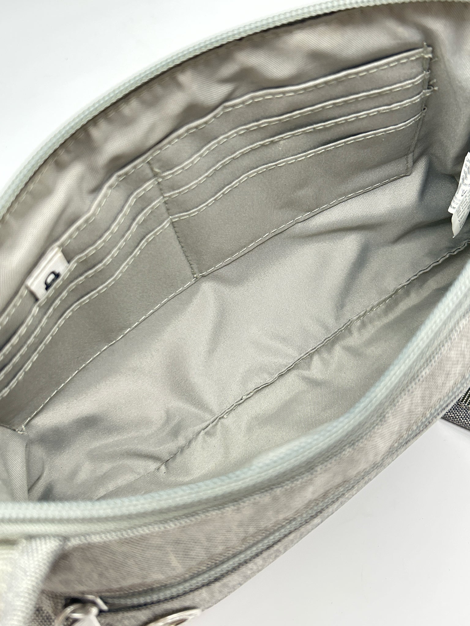 BAGGALLINI Grey & Black Women Purse