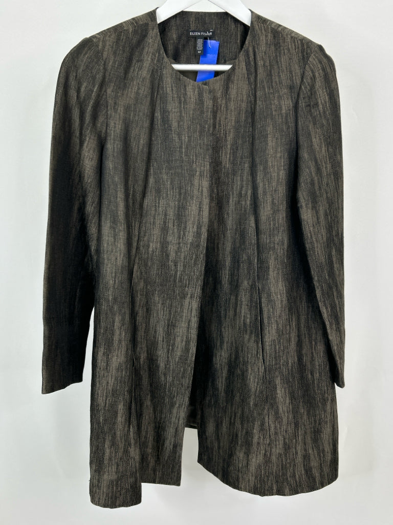 EILEEN FISHER Women Size S Taupe and black Jacket