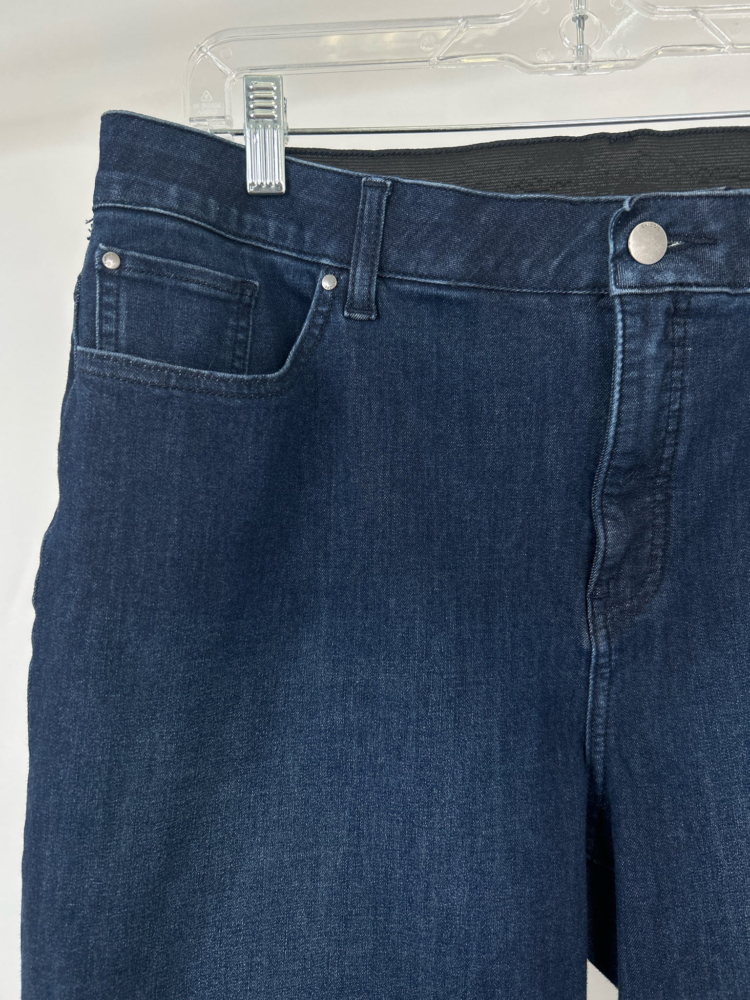 CHICO'S Size 14 DARK BLUE DENIM Women jeans