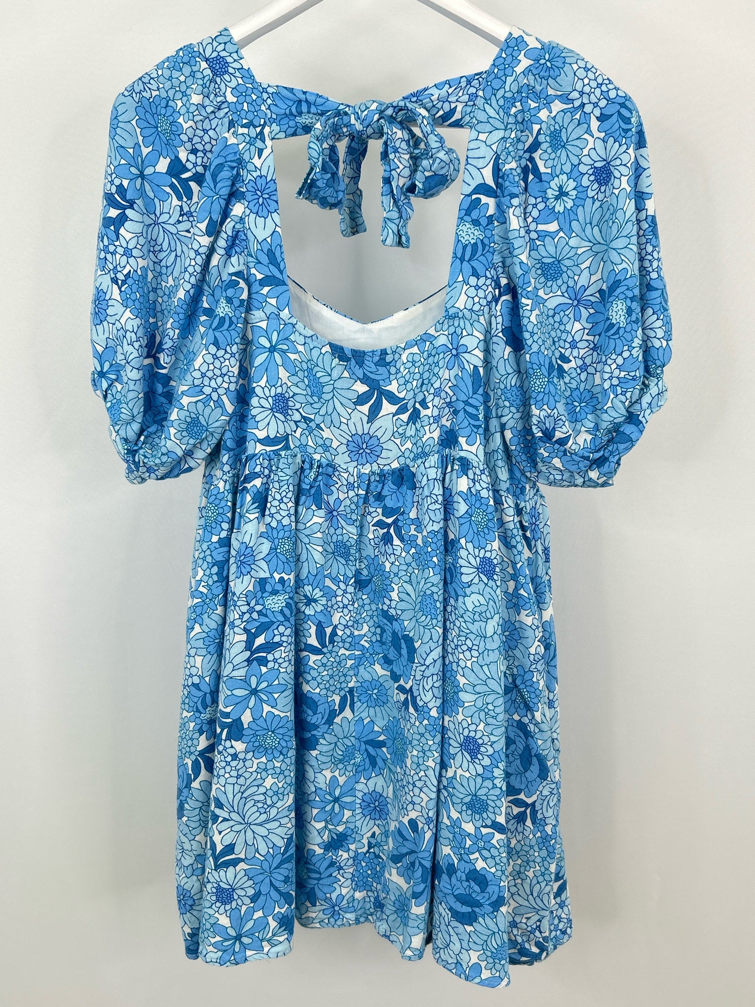 Petal & Pup Size M Blue Print Women Dress
