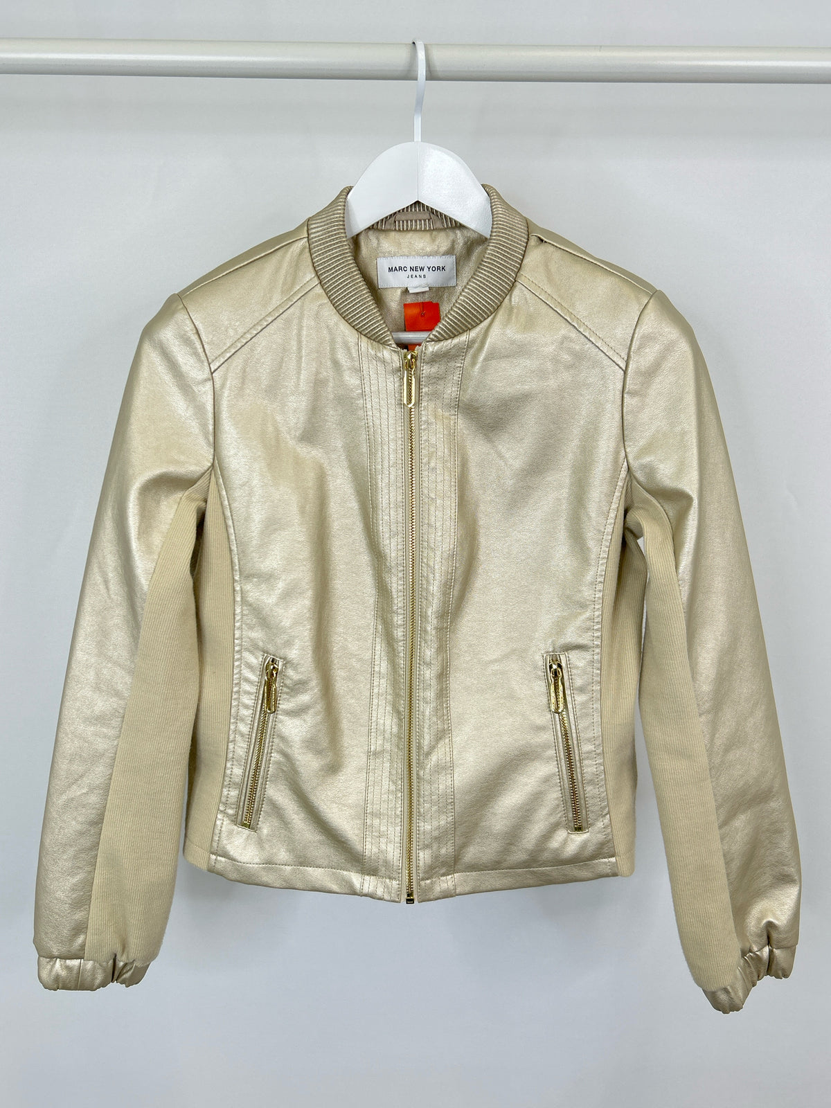 MARC NEW YORK JEANS Size S gold metallic Women Jacket