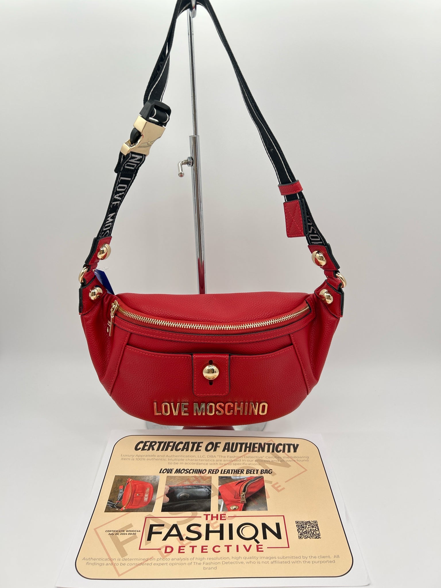 LOVE MOSCHINO Red Women Belt Bag
