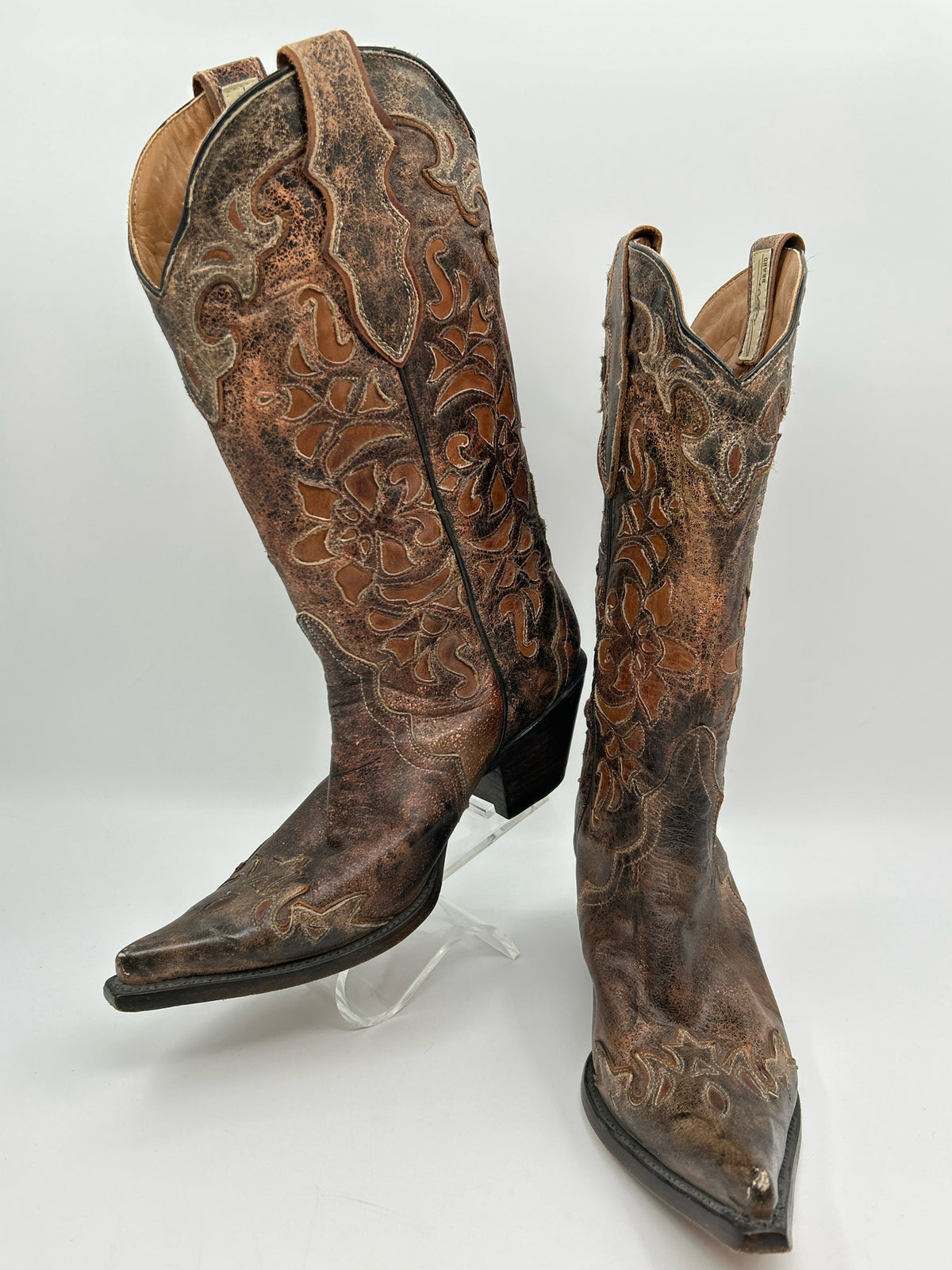 STETSON Size 8.5 Brown Women Boots