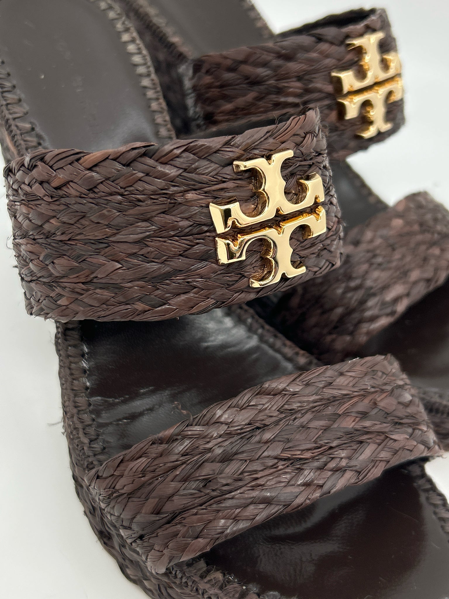 TORY BURCH Size 7.5M Brown Women Sandal